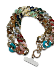 Phone Lanyard Acetate Link Necklace