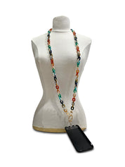 Phone Lanyard Acetate Link Necklace