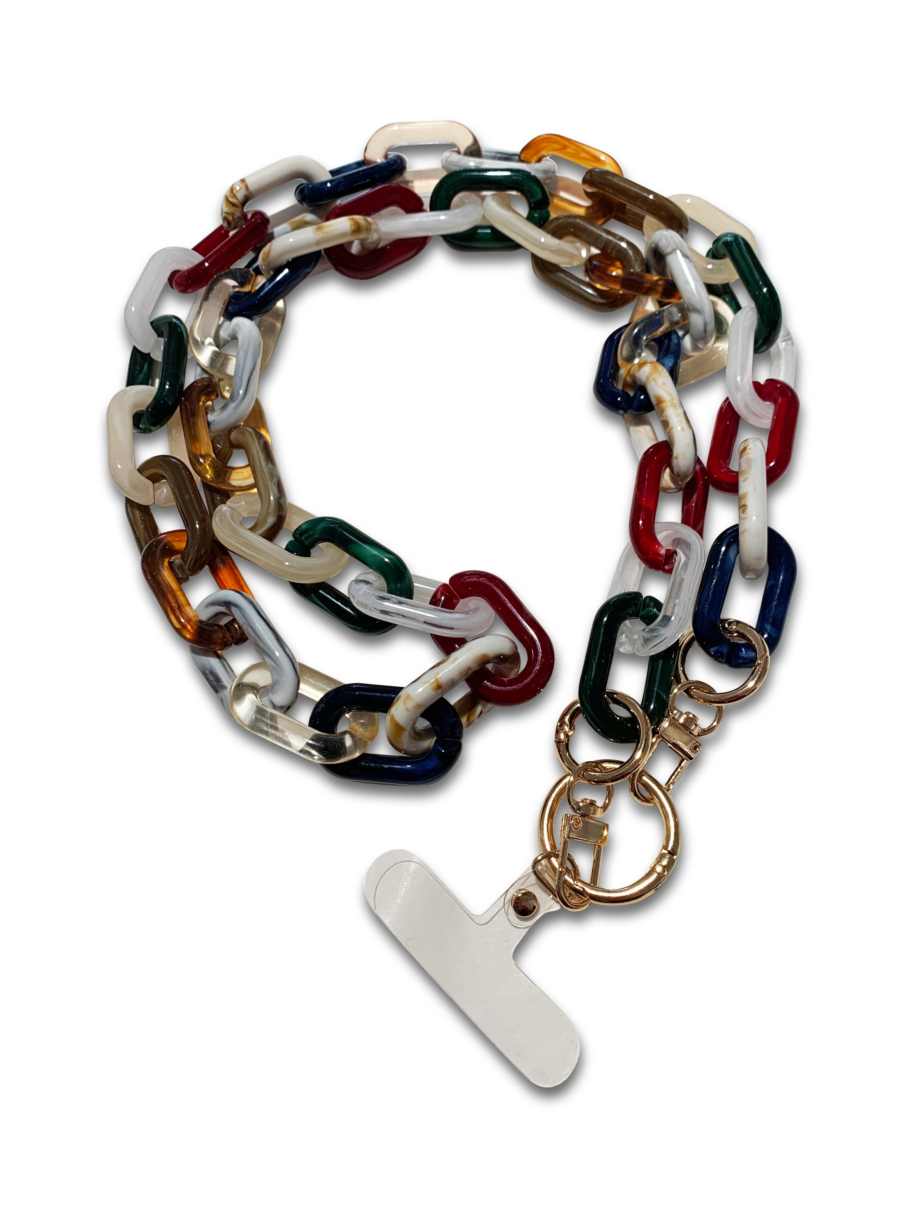 Phone Lanyard Acetate Link Necklace
