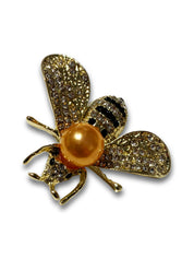 Bee diamanté brooch