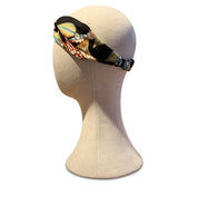 Pesta cotton turban style headband on mannequin