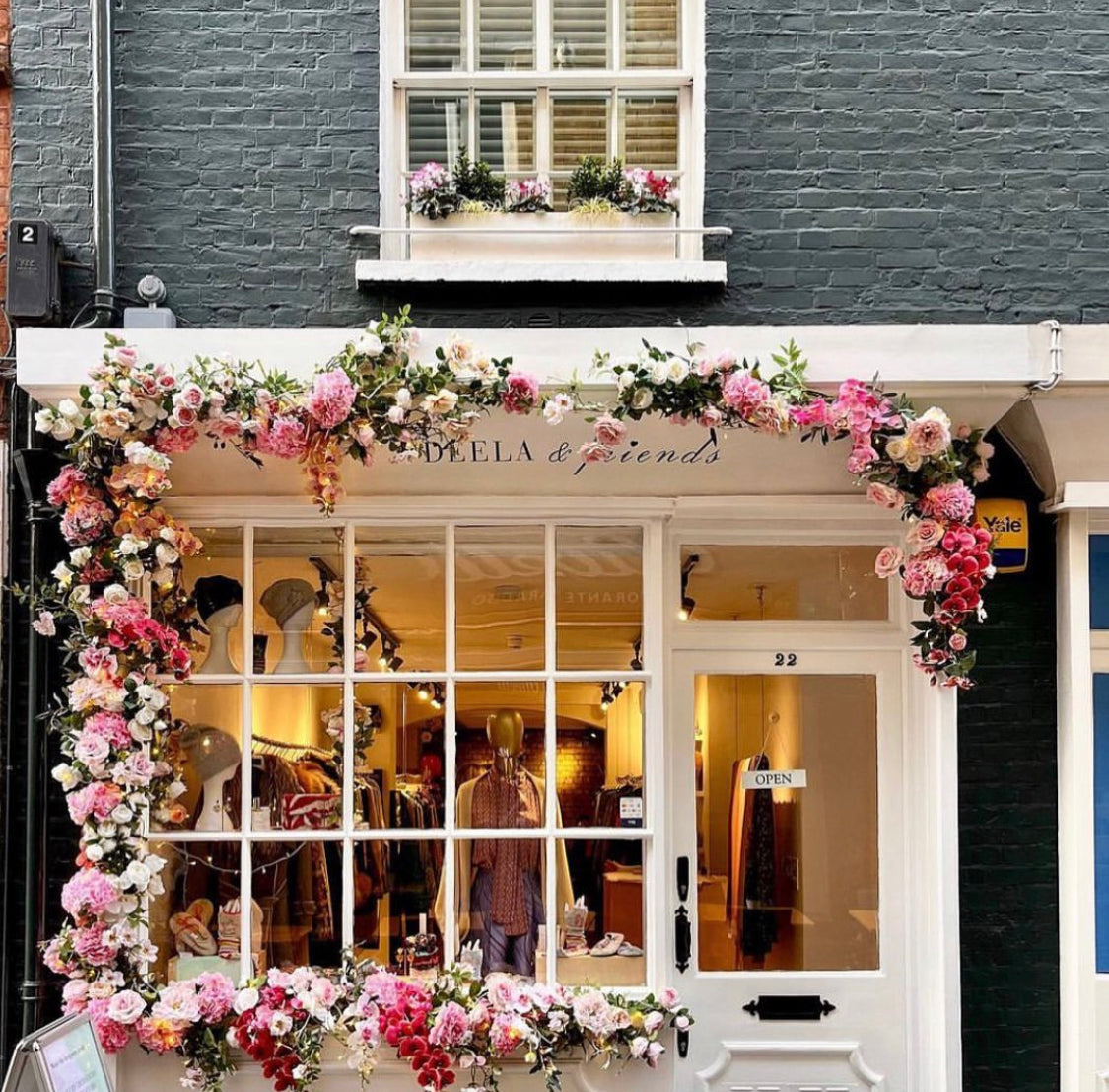 shop front of Adeela & Friends 22 St Christophers Place London