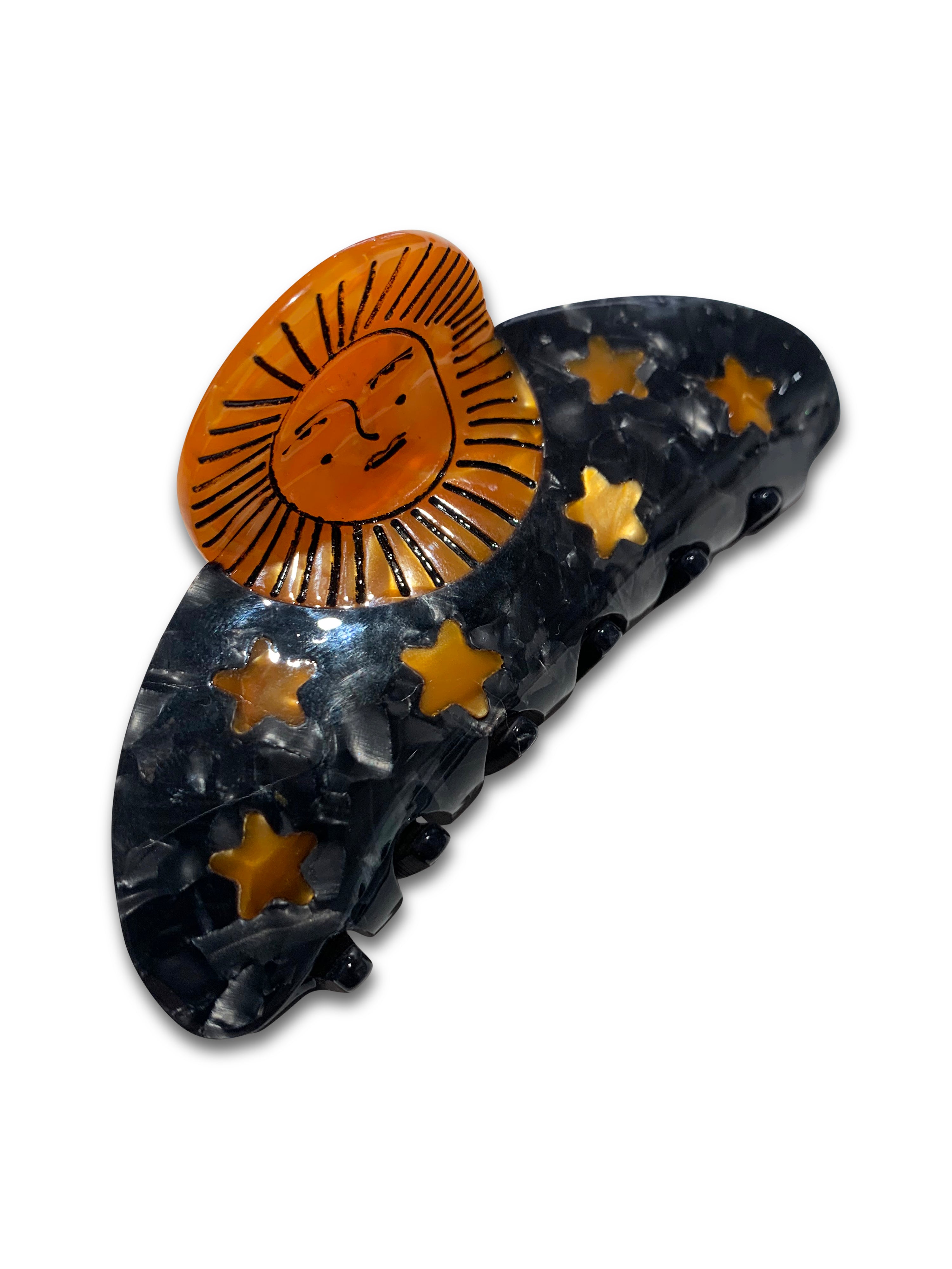 Sun and Stars Hair Claw