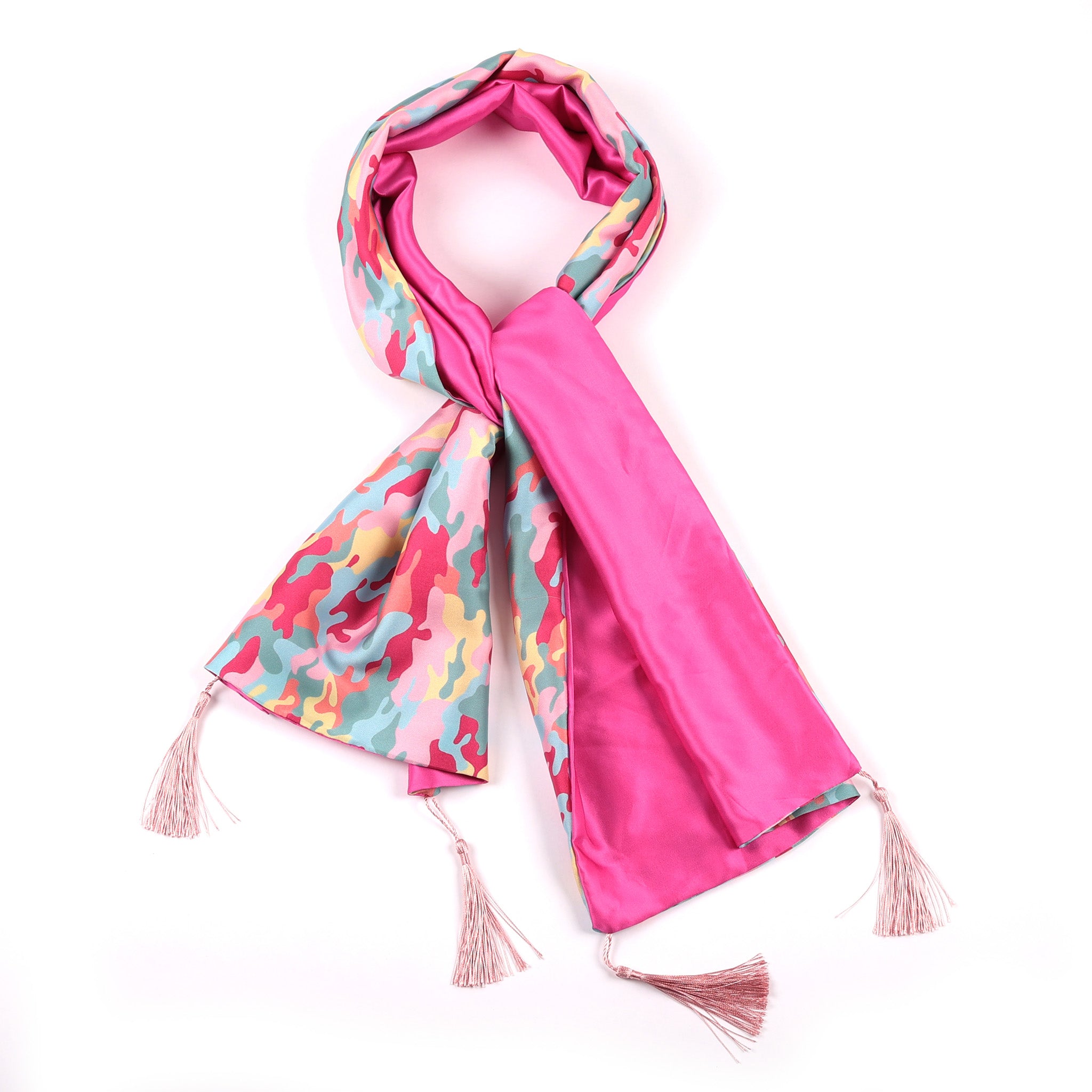 dance fever camo print scarf