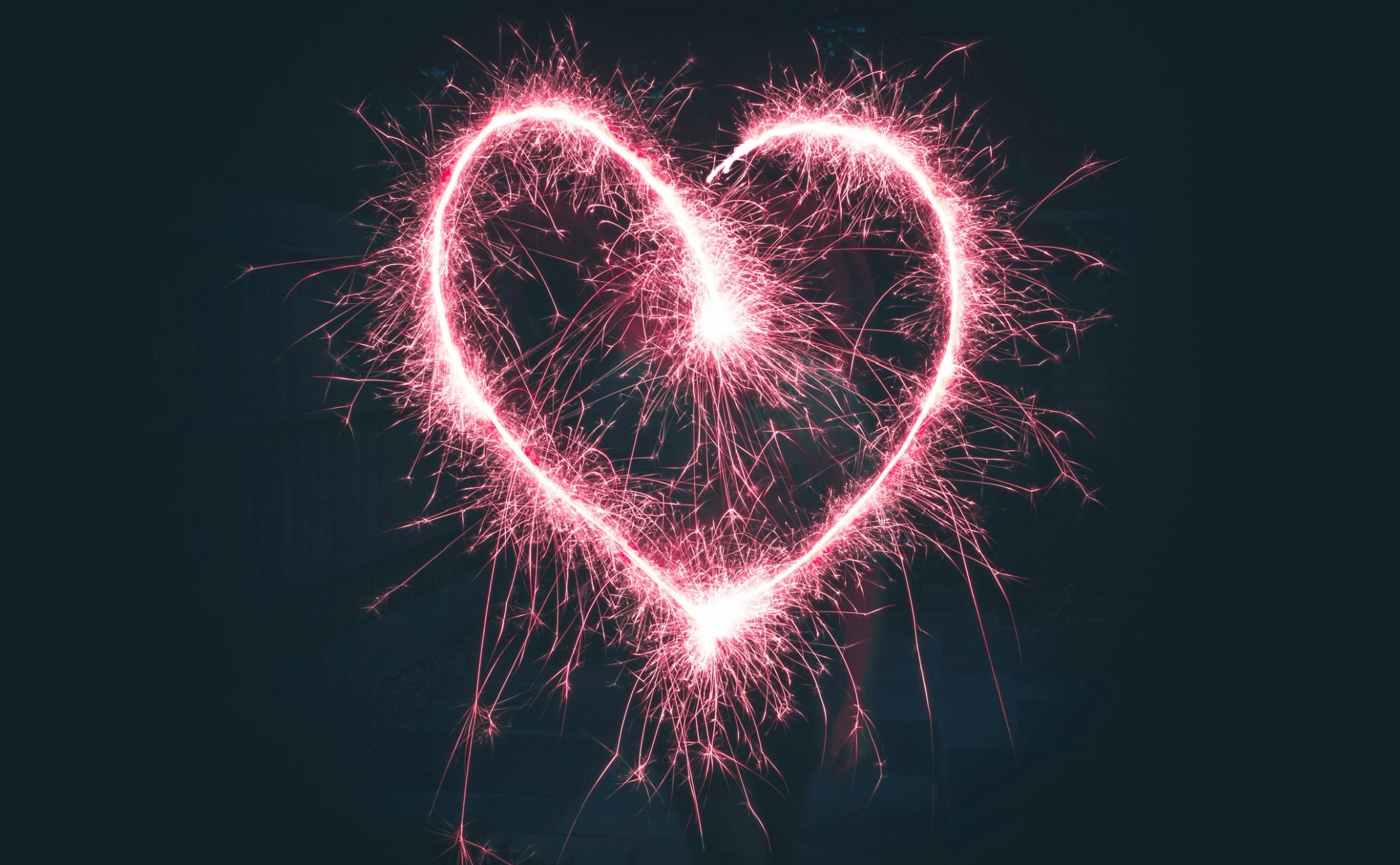 sparkler heart