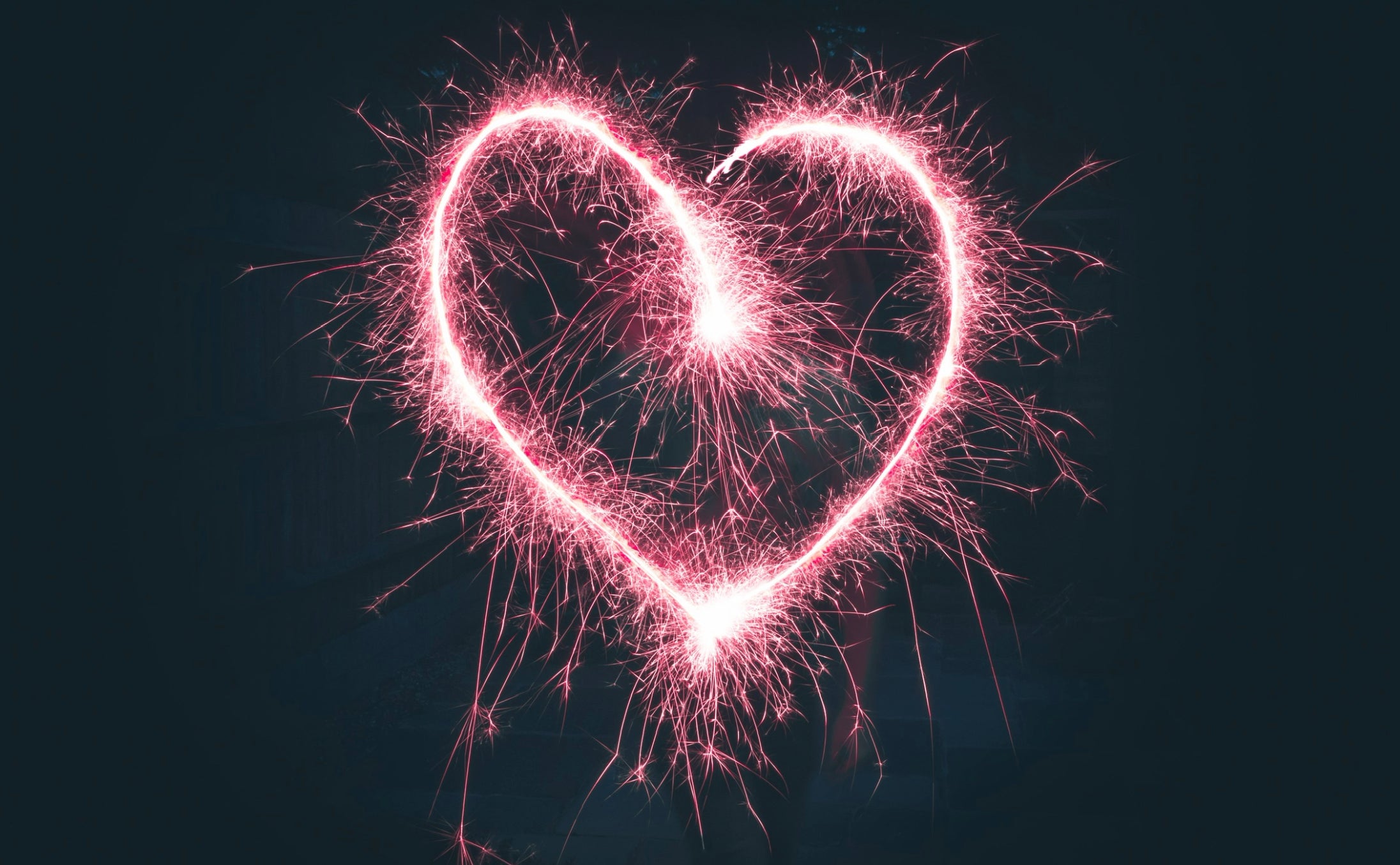 sparkler heart