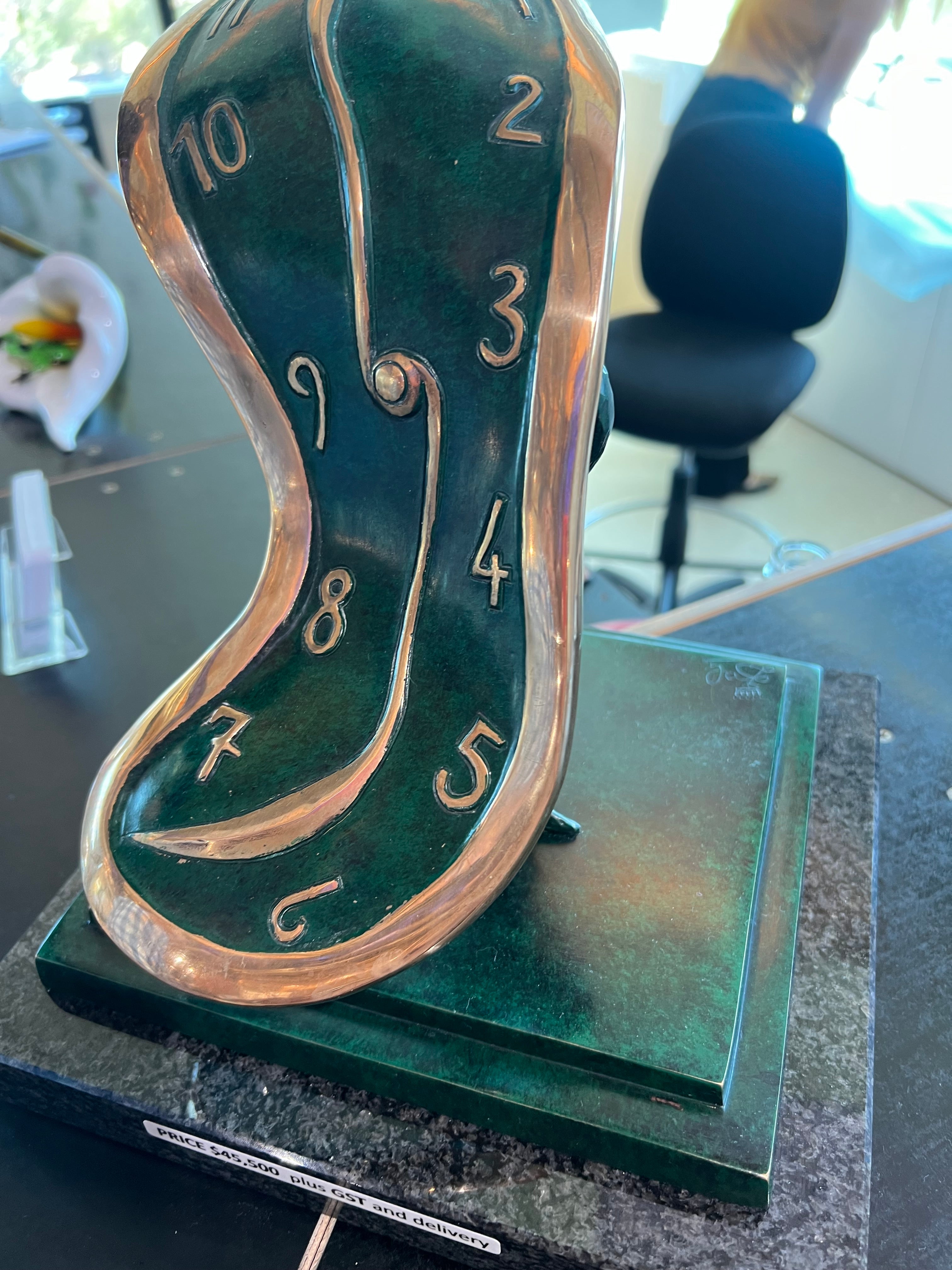 A Salvador Dali melting clock from the exhibition at Darenburg 