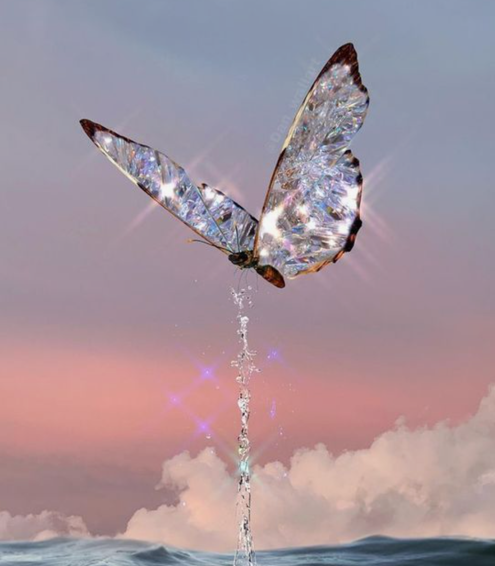 crystal butterfly