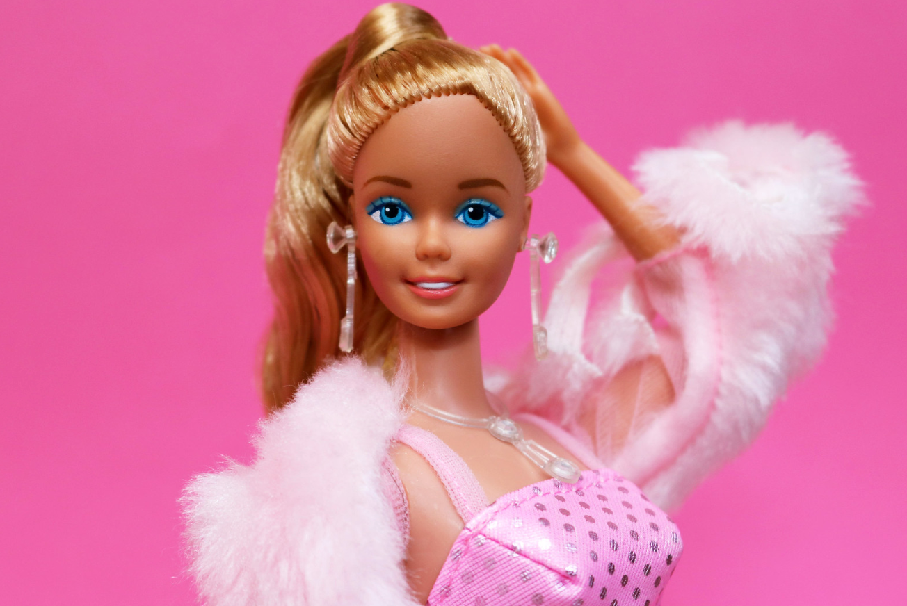 pretty in pink barbie