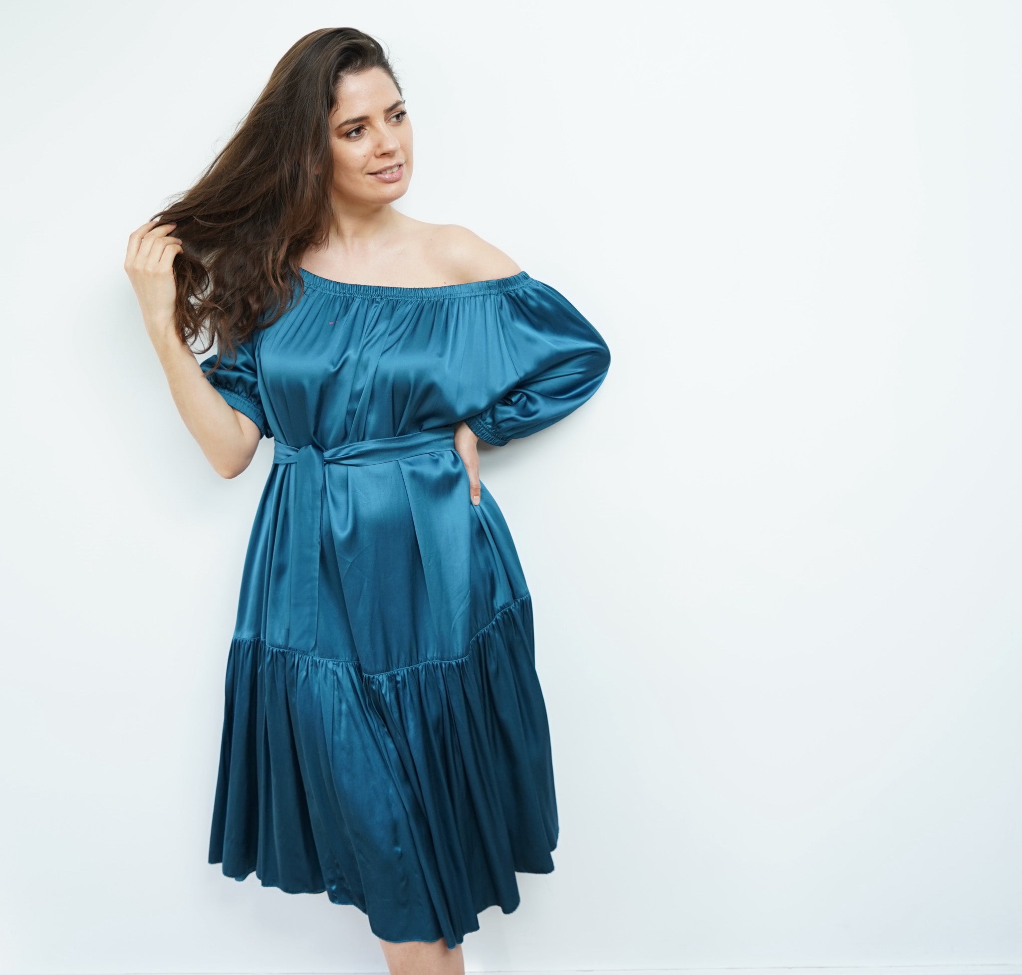 Ausus - True Teal Maxi Dress