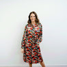 Elama Spritz Camouflage Print Shirt Dress