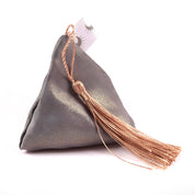 metallic gold lavender bag