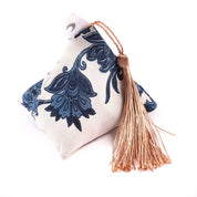 blue floral lavender bag